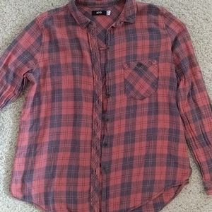 Urban Outfitters women's checkered button-down